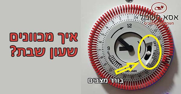 כיוון שעון שבת